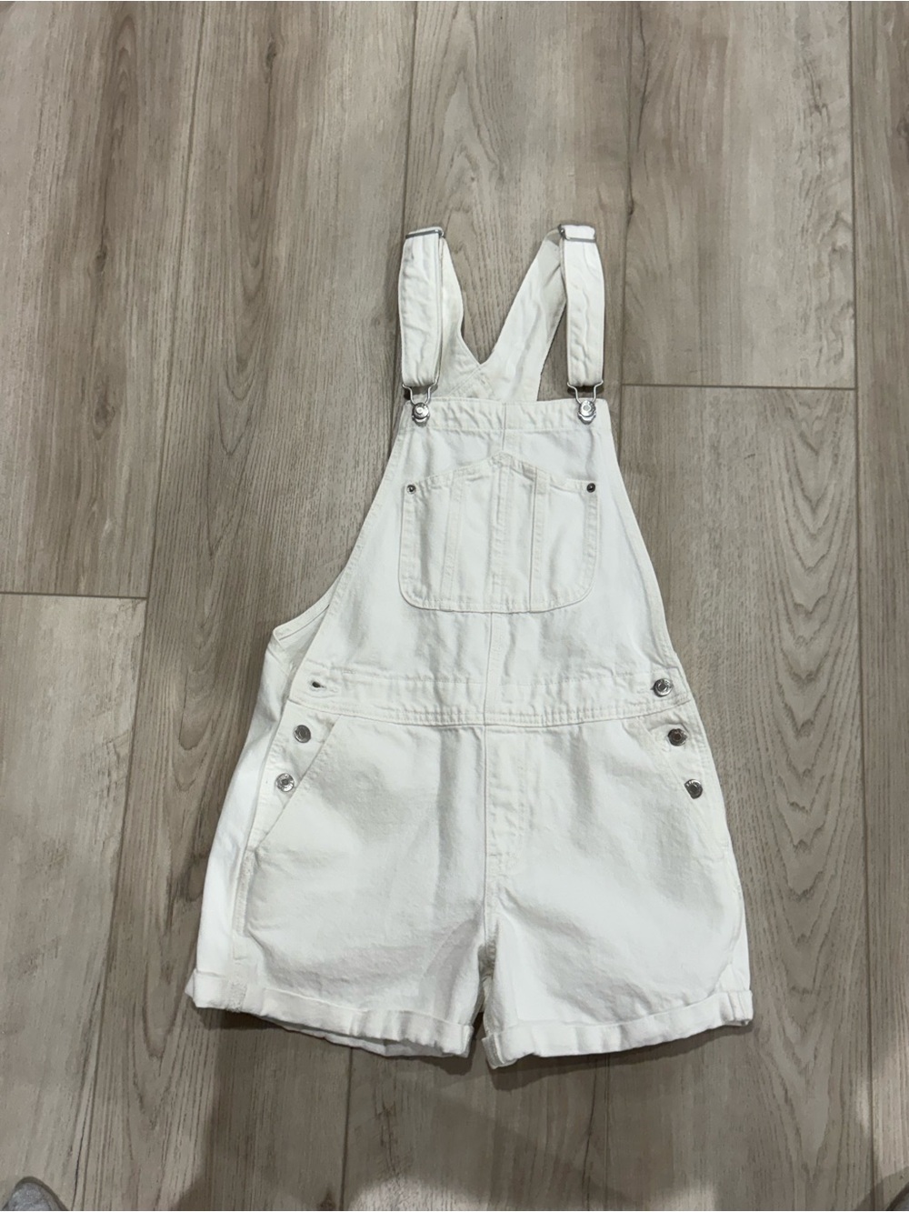 Old Navy Women’s White Overalls